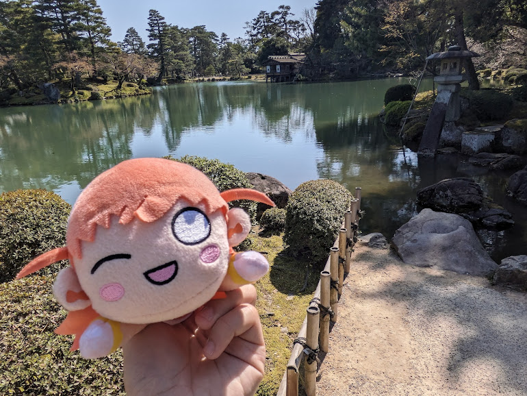 河のとこ