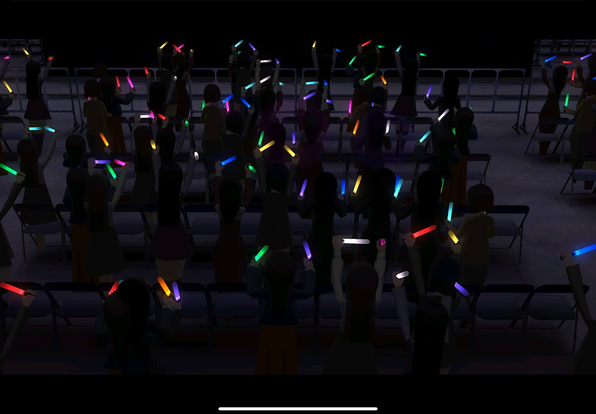 Wanna look at the crowd? (Arena View, Panned and zoomed)