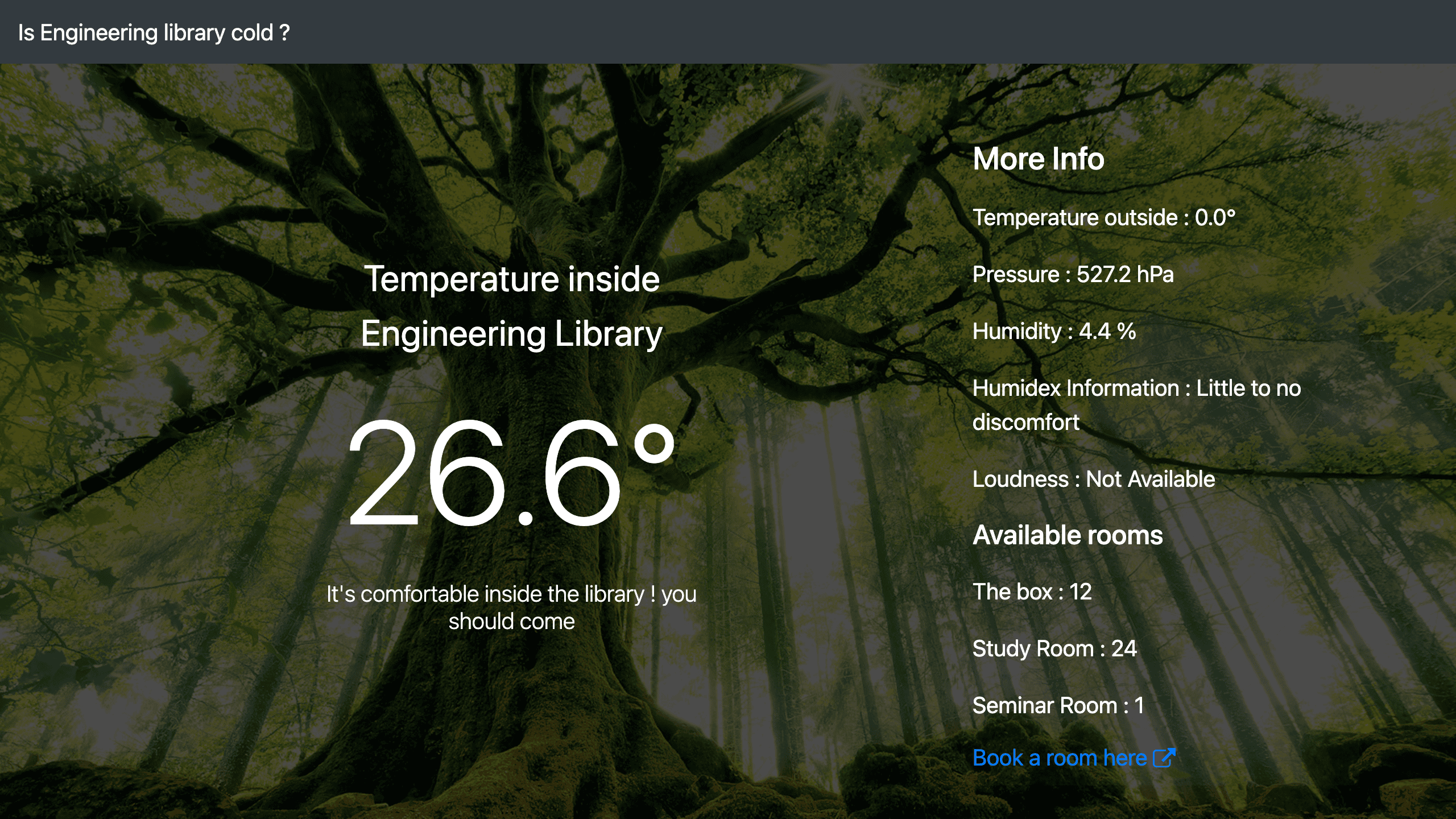 Is Library Cold screenshot